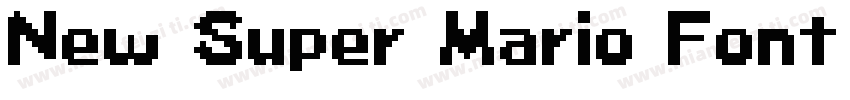 New Super Mario Font U Regular字体转换